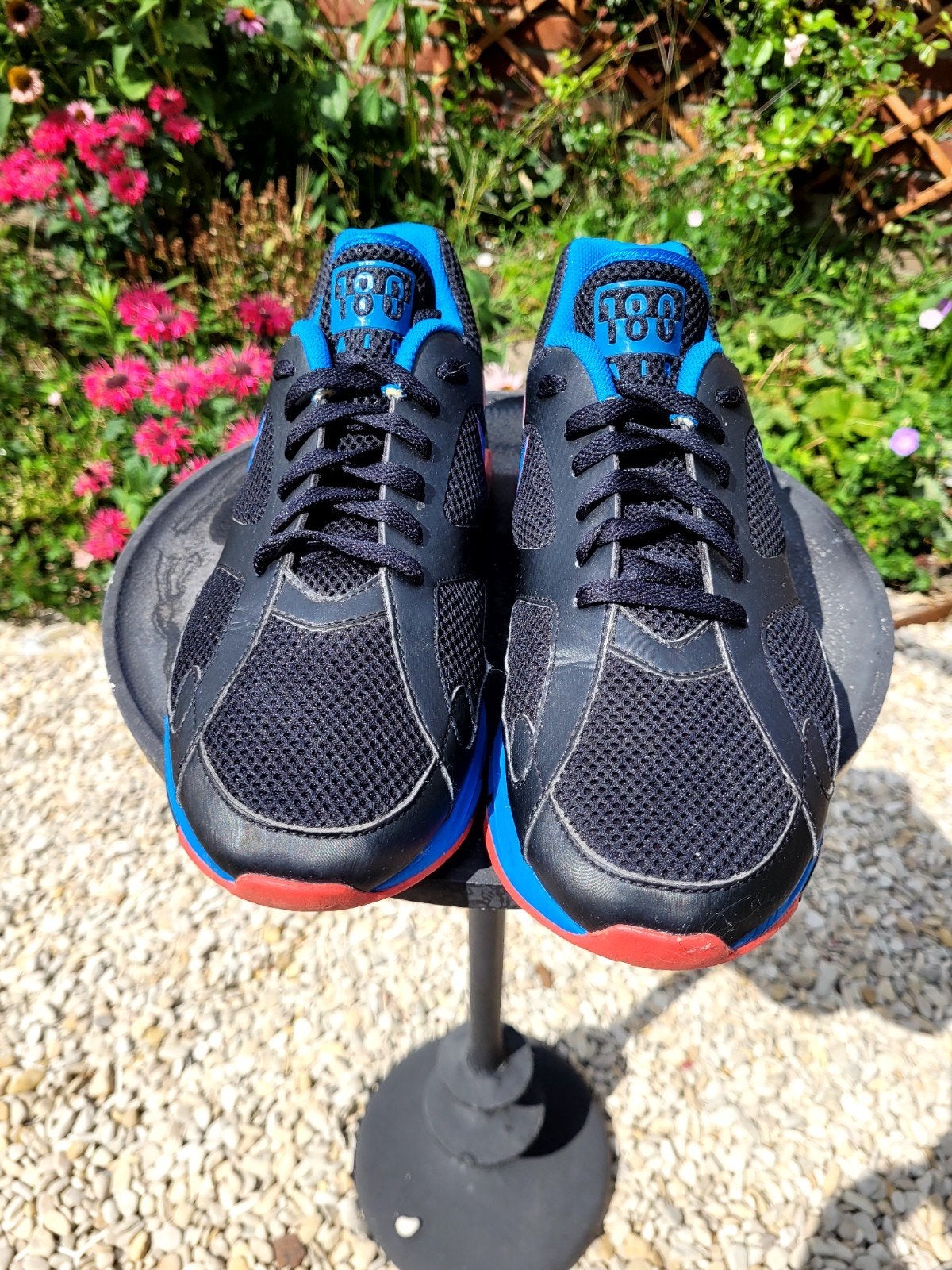 Nike Air Max 180 Lunar "Black Blue Spark Red" maat 42,5, ManolaSneakers@gmail.com, 5151AS, Overige kleuren, Nike