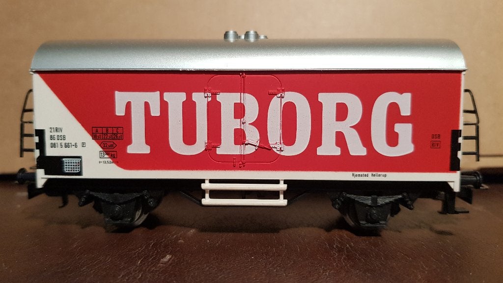 Märklin 4536 koelwagen met opschrift Tuborg, DEENS, Hobby en Vrije tijd, Modeltreinen | H0, Wisselstroom, Ophalen of Verzenden