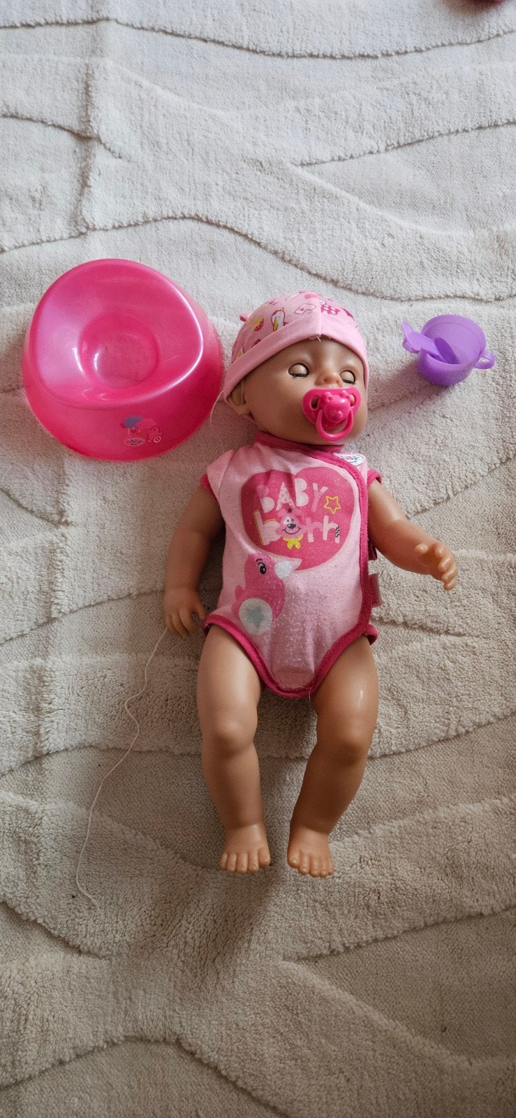 Baby Born pop met veel extra kleding, Ophalen of Verzenden, Gebruikt, Babypop
