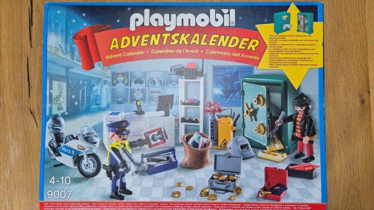 Playmobil Adventskalender Politie Achtervolging 9007