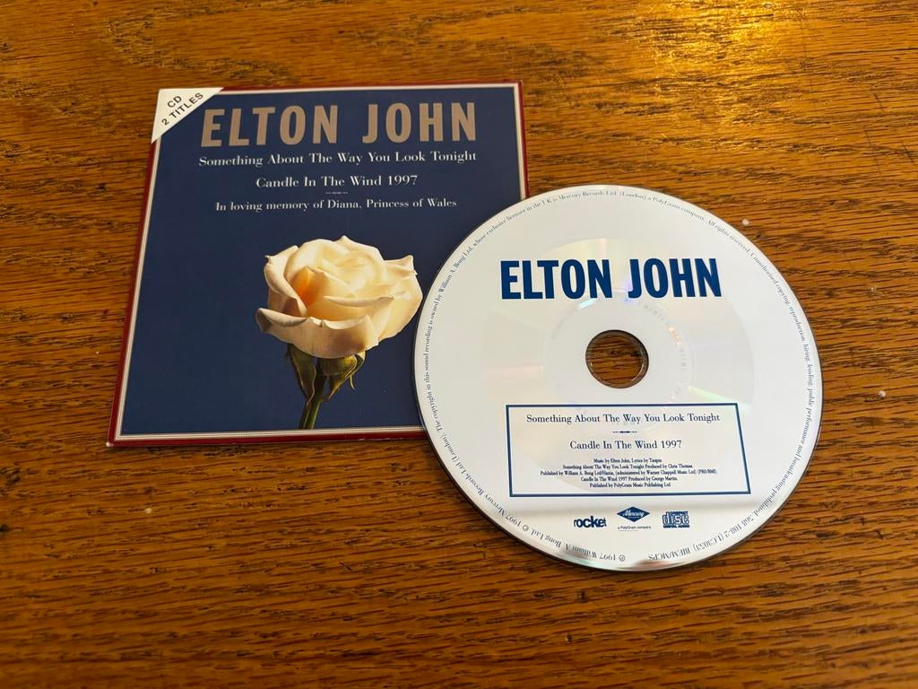 Elton John - Something About The Way You Look Tonight CD, Cd's en Dvd's, Cd Singles, Ophalen of Verzenden