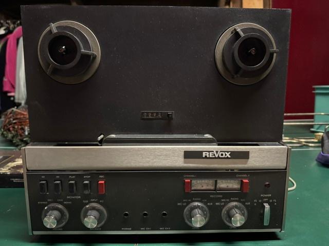 revox A77 mkIII bandrecorder, Audio, Tv en Foto, Bandrecorders, Ophalen, Bandrecorder, Met stofkap