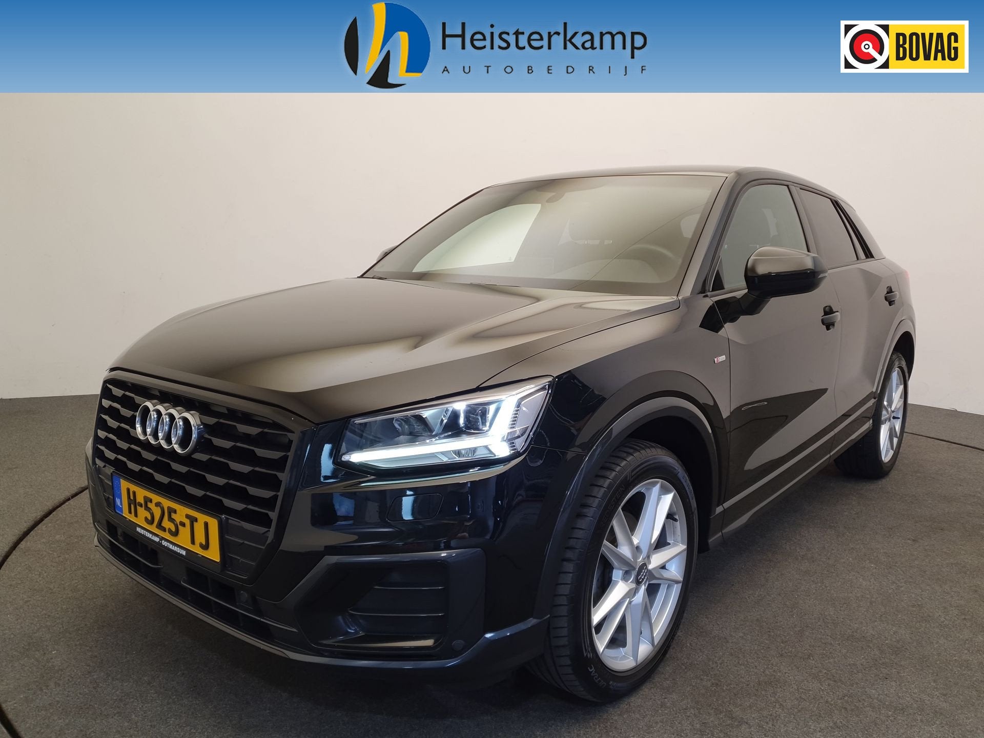 Audi Q2 35 TFSI CoD Sport S line Edition Cruise control, Sto, Auto's, 4 cilinders, Leder en Stof, Zwart, Bedrijf