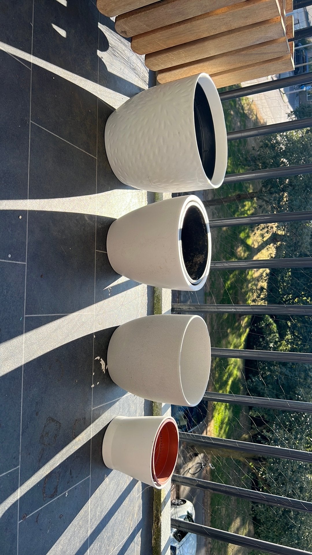 Bloempotten, Ophalen, Rond, Zo goed als nieuw, Aardewerk