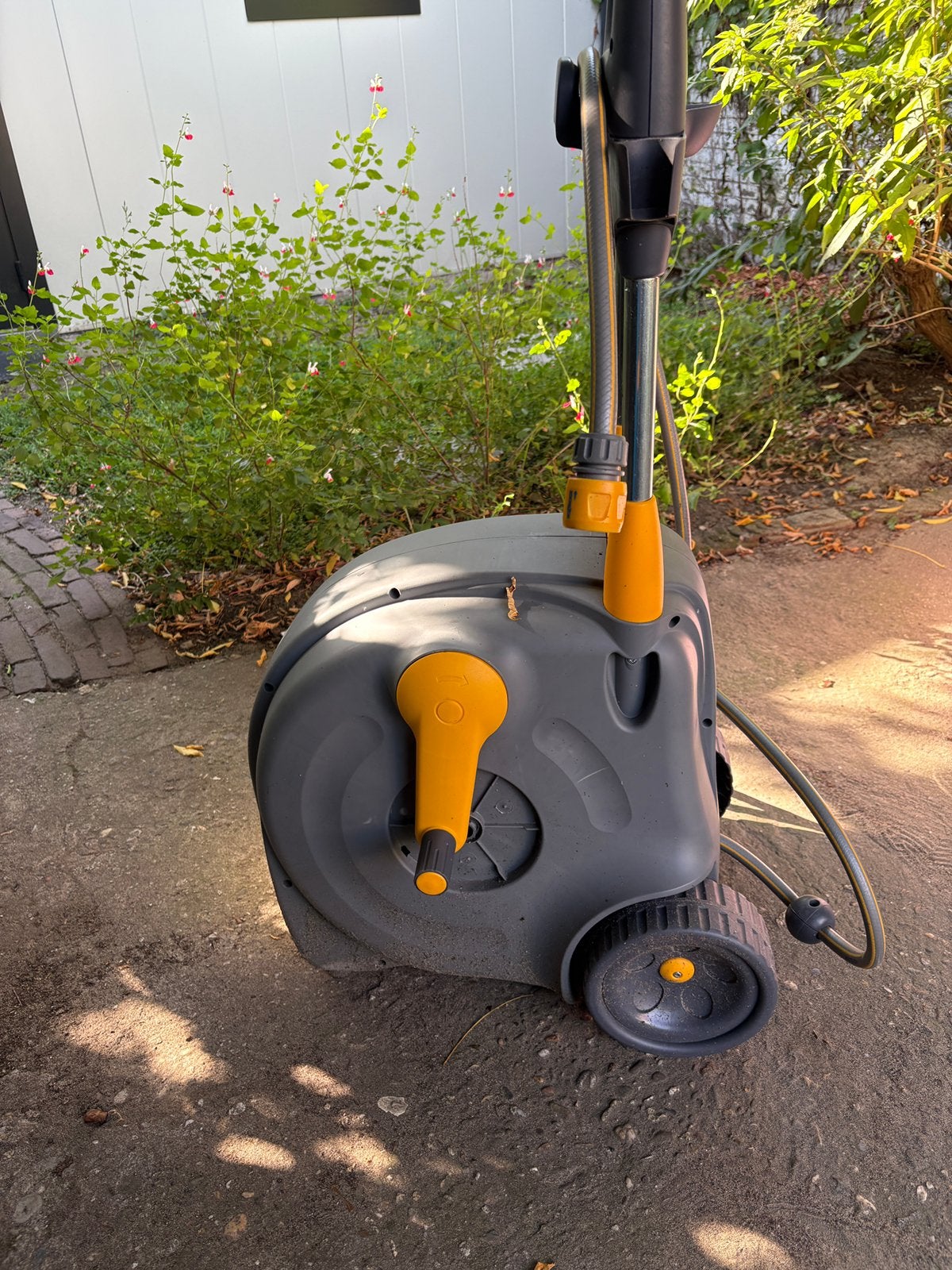 Hozelock Fast Cart slangenwagen 40 meter, Tuin en Terras, Ophalen, Zo goed als nieuw, Tuinslang