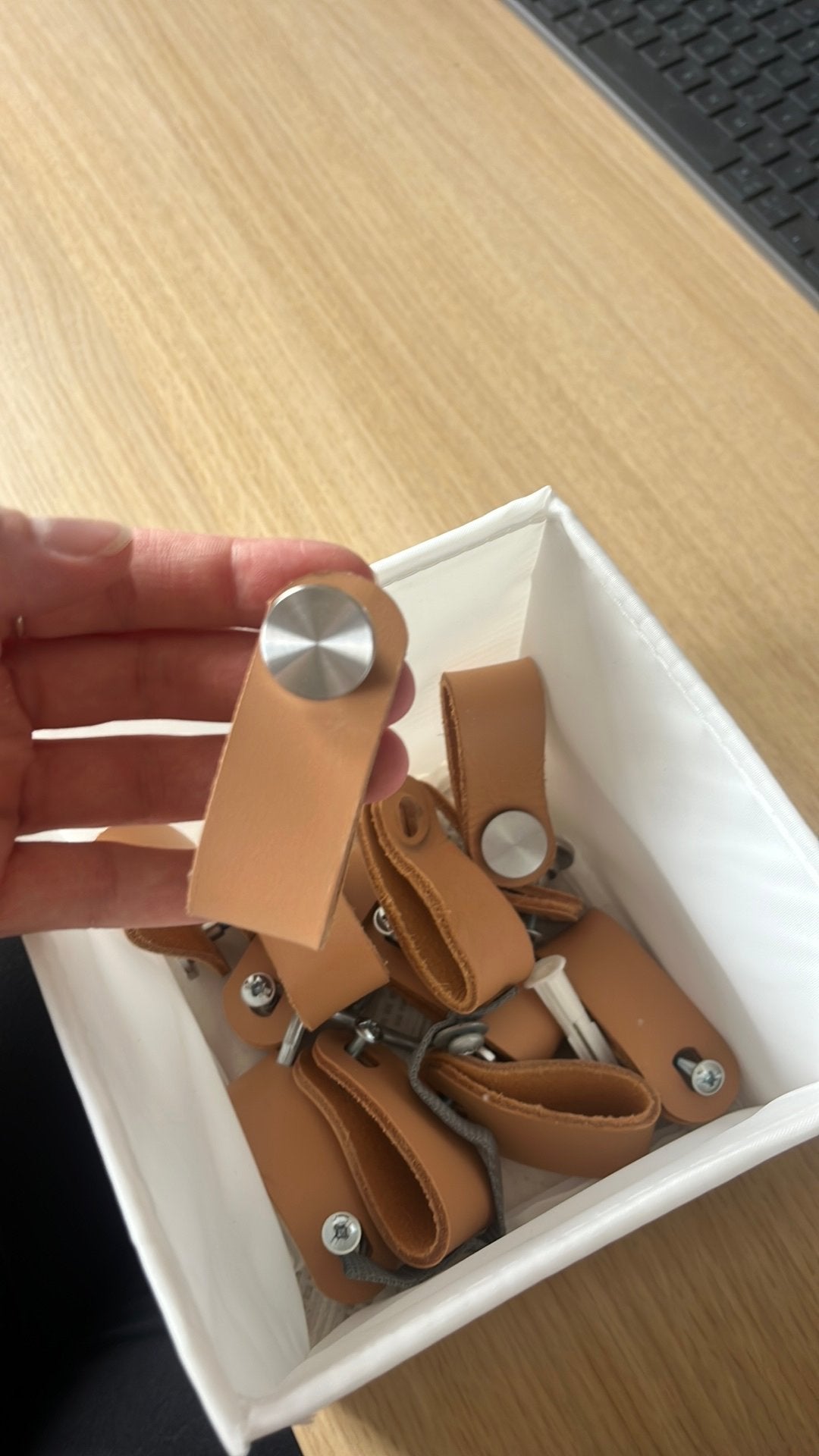 Ikea handgrepen leer 12 stuks, Ophalen