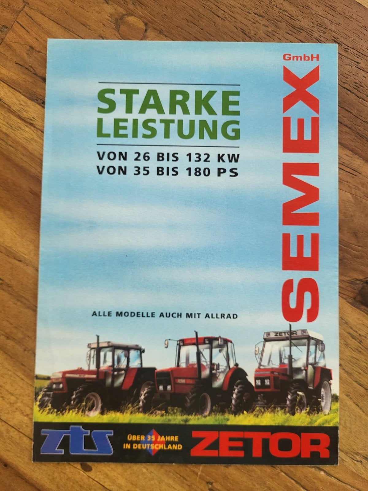 tractor folder Zetor 35 bis 180 ps starke leistung, Boeken, Ophalen of Verzenden