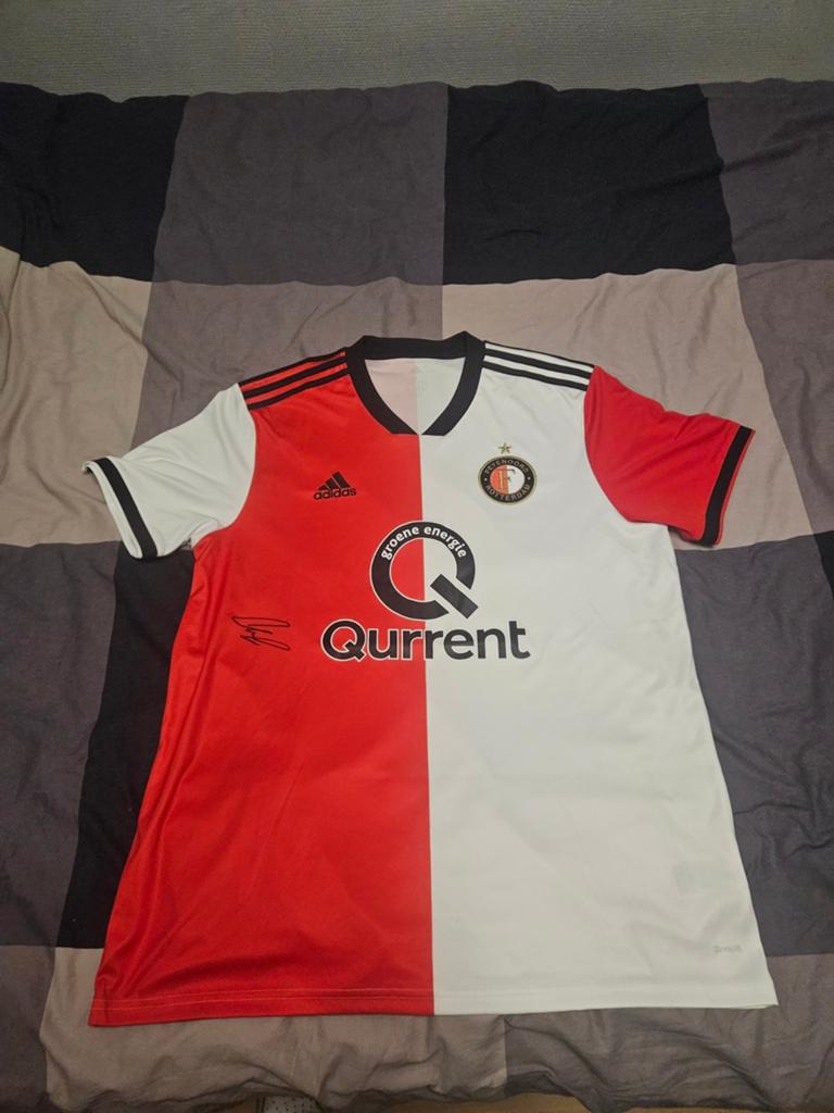 Feyenoord Thuisshirt 2018/2019 - Maat XL ( gesigneerd ), Maat 56/58 (XL), Ophalen of Verzenden, Zo goed als nieuw, Adidas