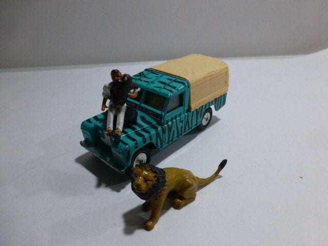 Corgi GS7 Land Rover 109 Daktari Safari origineel, Ophalen of Verzenden, Zo goed als nieuw, Auto