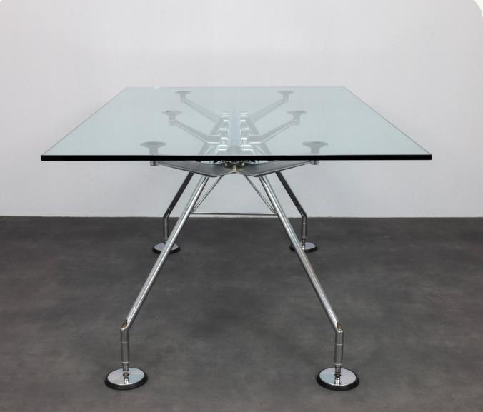 Glazen tafelblad Tecno Nomos 2200 x 1000 x 150, Ophalen, 100 tot 150 cm, 200 cm of meer, Tecno Nomos