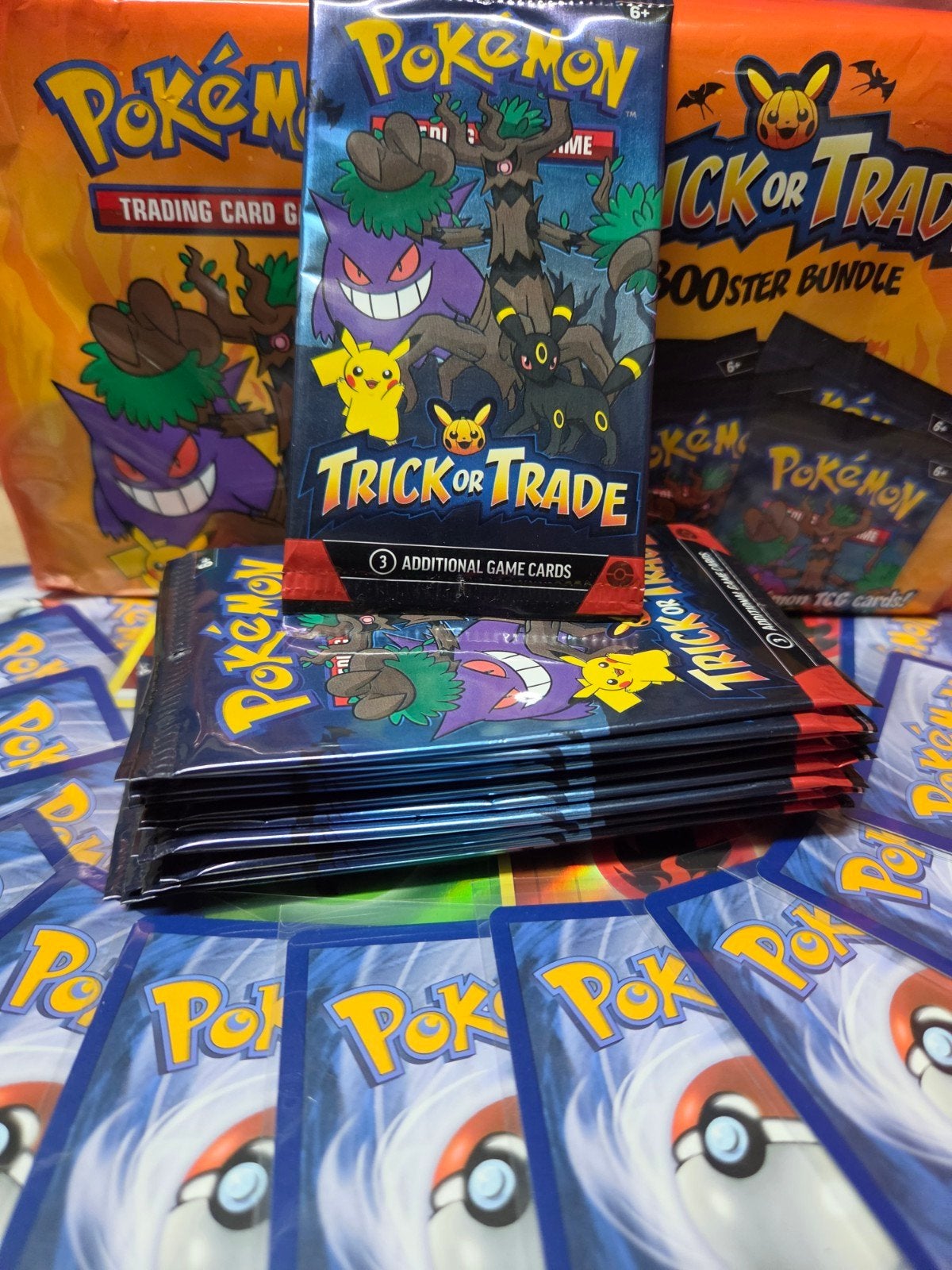 15 Pokémon Trick or Trade Booster Pakjes - Halloween, Ophalen of Verzenden, Nieuw, Booster