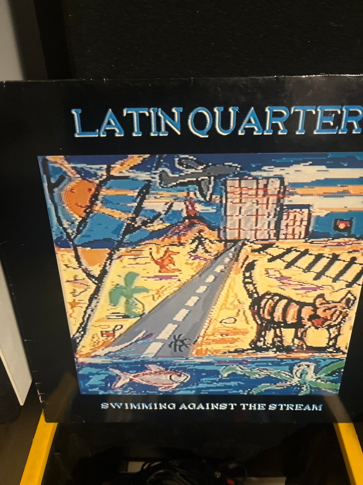 Latin Quarter - Swimming Against The Stream LP, Cd's en Dvd's, Ophalen, LP, Gebruikt, Pop