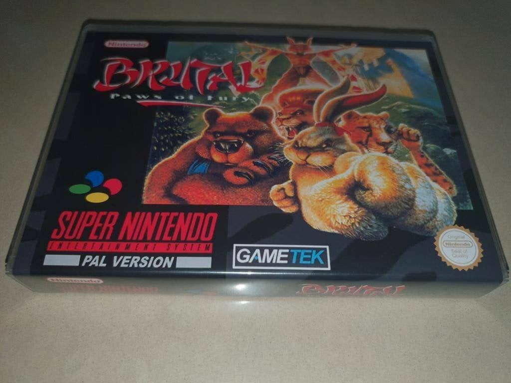 Brutal Paws of Fury SNES Game Case, 1 speler, Verzenden, Zo goed als nieuw, Vanaf 3 jaar