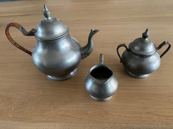 Zeister Tin Fabriek theeservies - Made in Holland, Ophalen