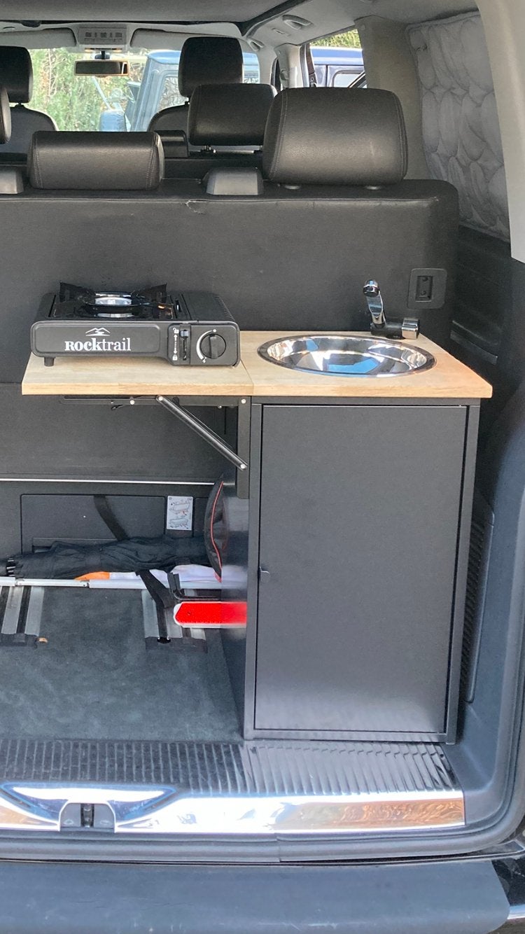 Keuken Volkswagen Multivan camper t5 t6, Caravans en Kamperen, Ophalen, Zo goed als nieuw