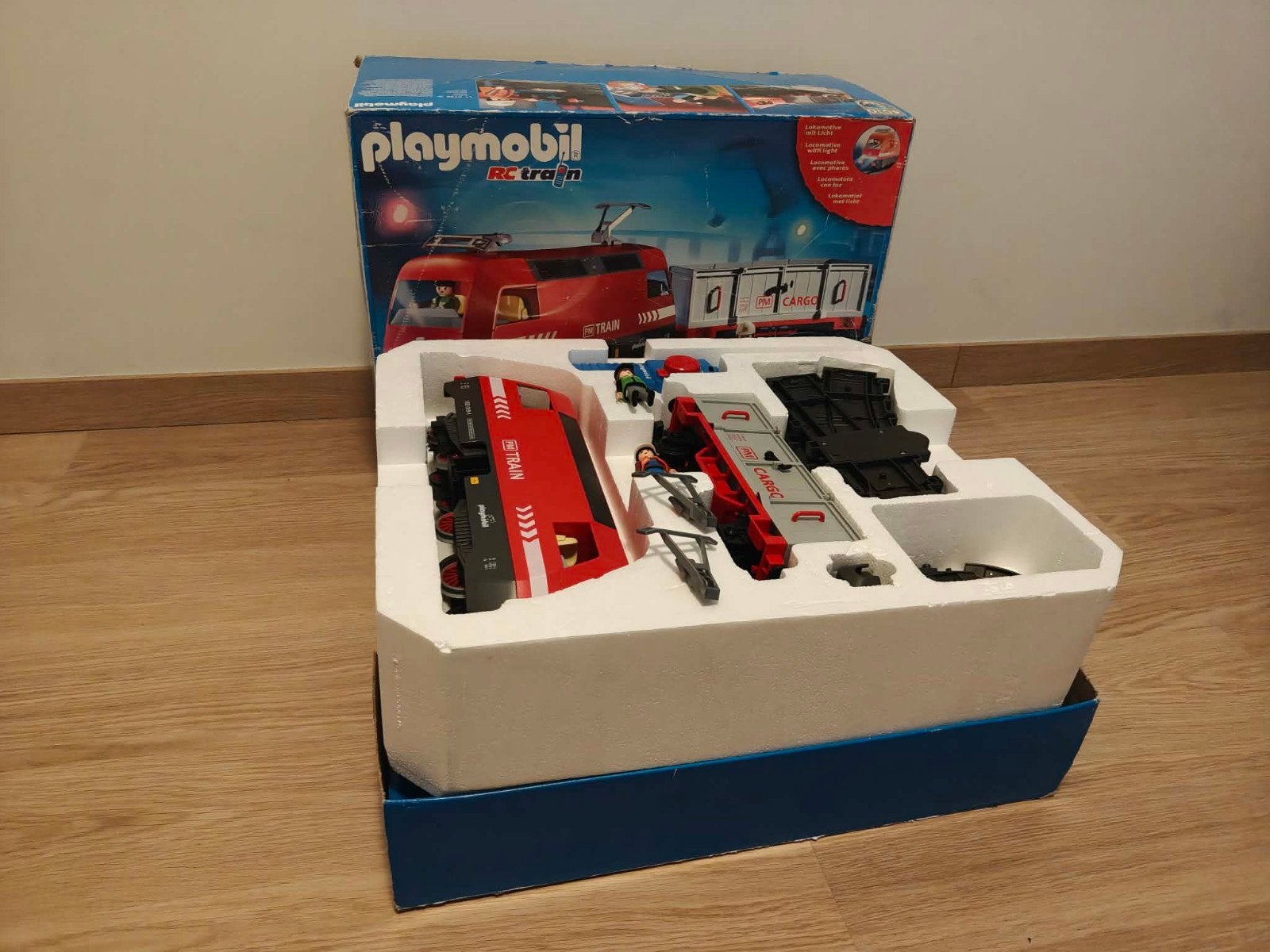 playmobil trein+ wagon, Ophalen of Verzenden