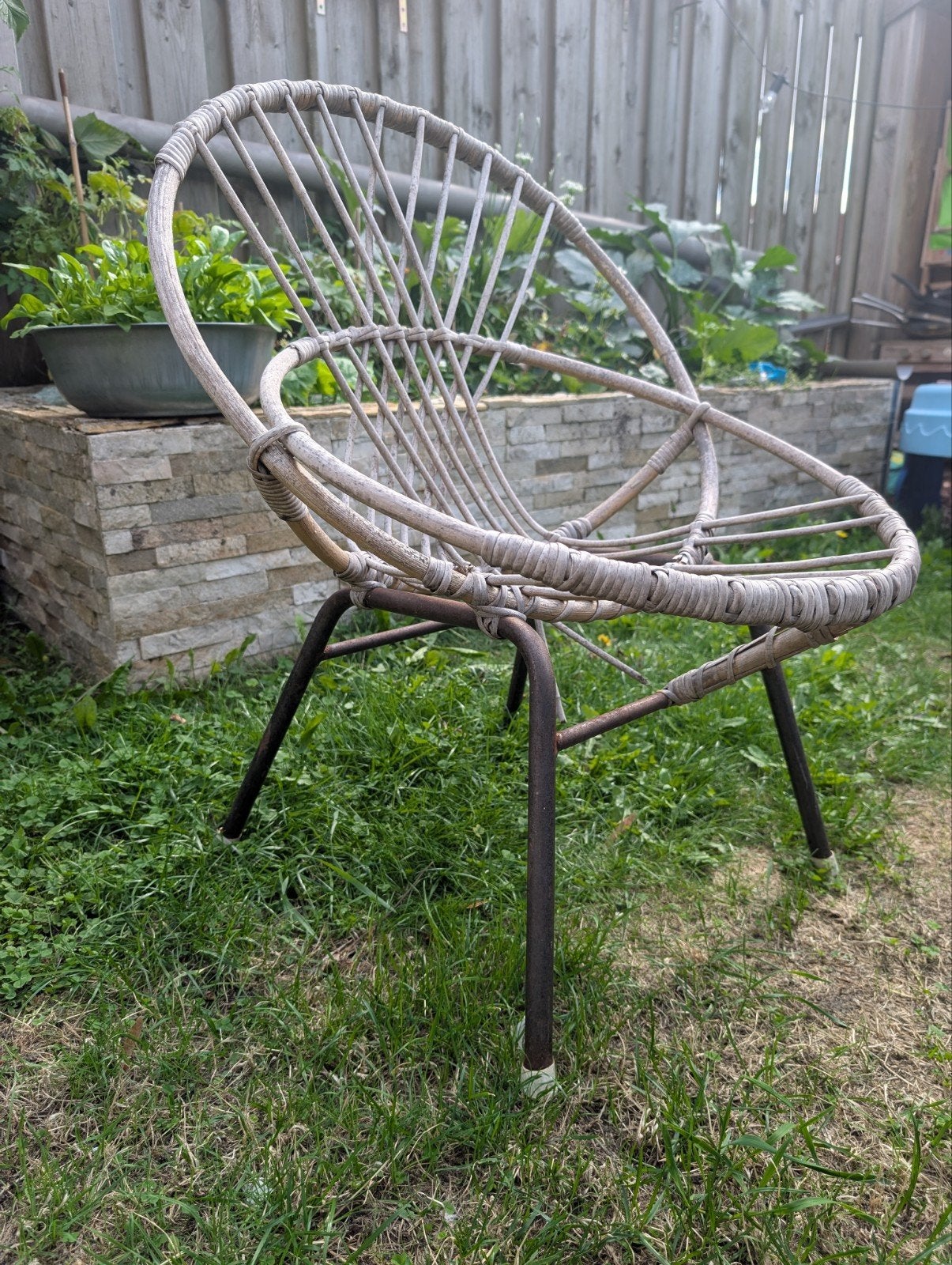 Rotan kinderstoel, Ophalen, Gebruikt, Overige kleuren, Riet of Rotan