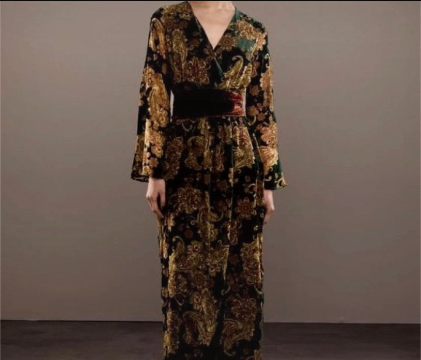 Kimono jurk van Zara, Ophalen of Verzenden, Zo goed als nieuw, Maat 36 (S), Onder de knie