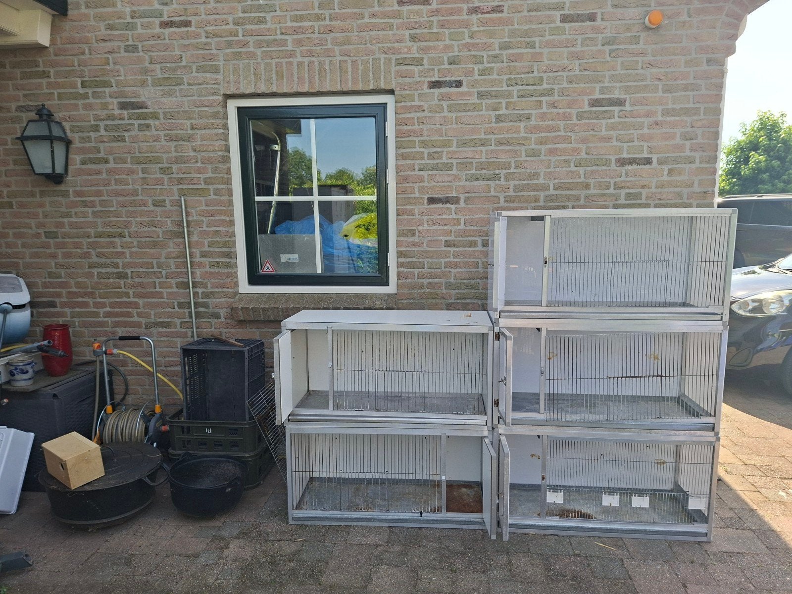 te koop Kweekkooien, Ophalen, Zo goed als nieuw, Aluminium, Broedkooi of Kweekkooi