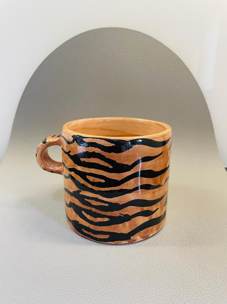 Anna + Nina Tiger Stripe Mug XL, Nieuw, Ophalen of Verzenden, Overige stijlen, Kop(pen) en/of Schotel(s)