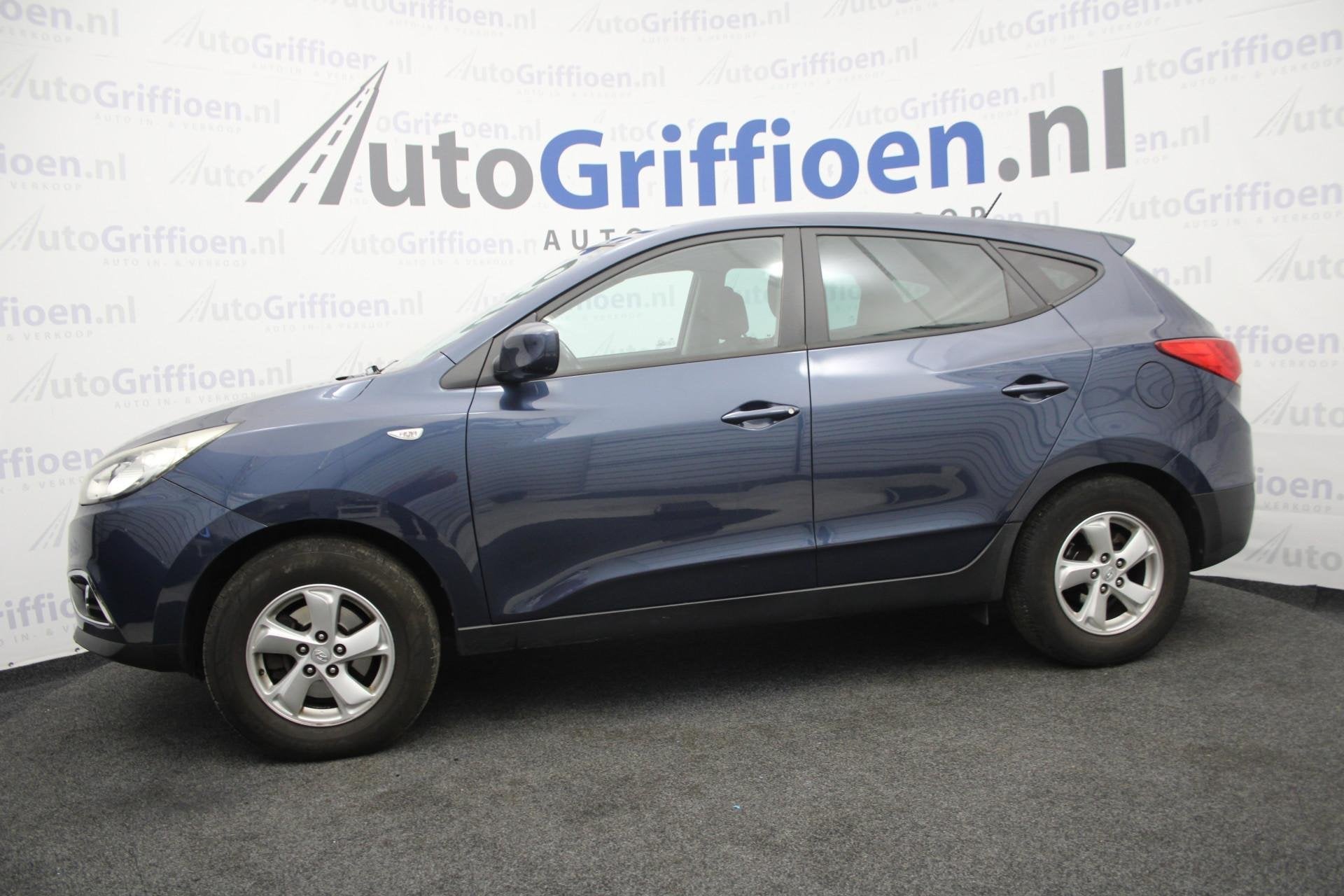 Hyundai ix35 2.0i Dynamic nette SUV met trekhaak, Auto's, Stof, Gebruikt, 4 cilinders, Blauw
