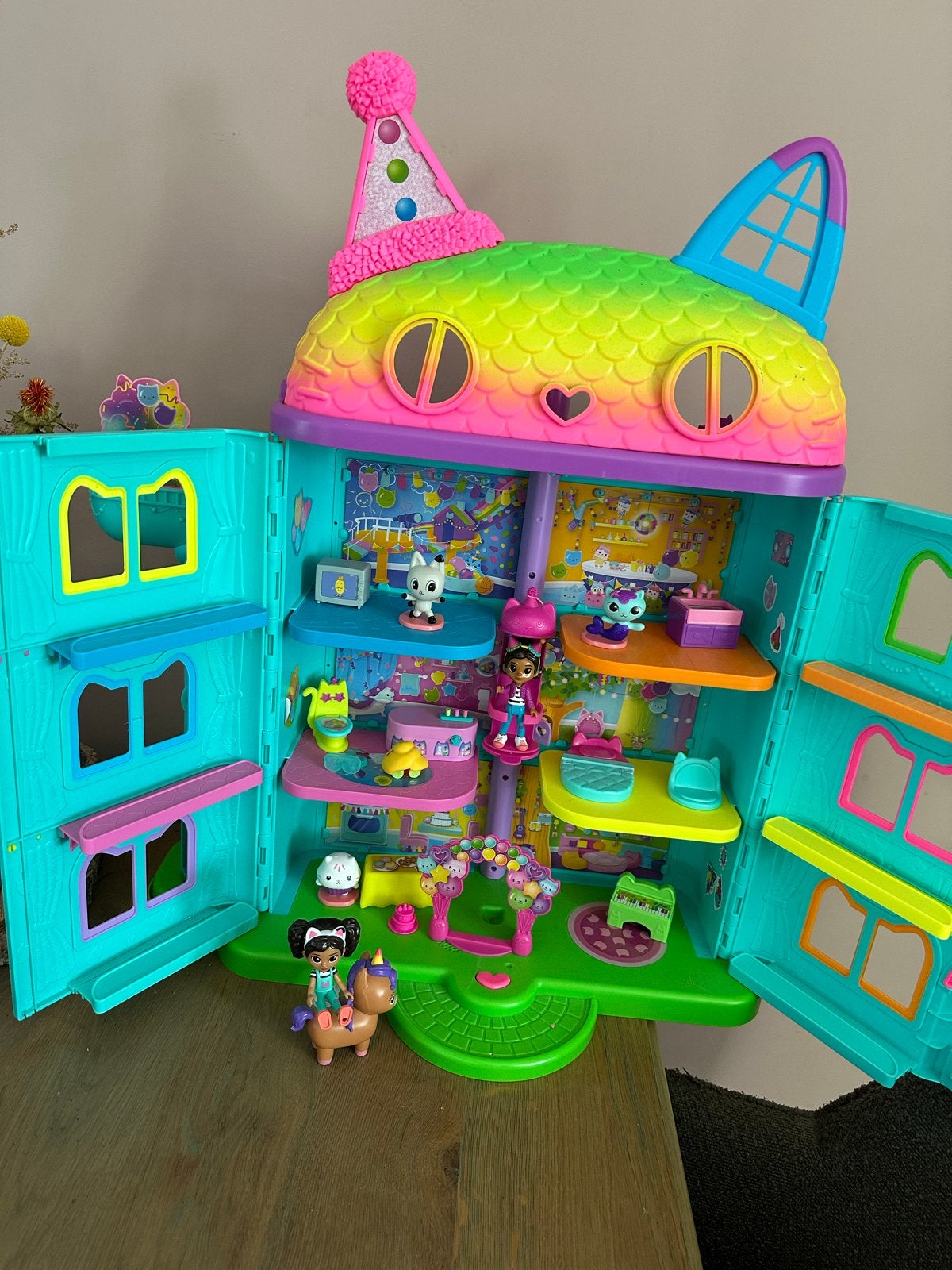 Gabby's Poppenhuis Speelhuis met Figuren en Accessoires, Ophalen of Verzenden, Gebruikt, Jongen of Meisje