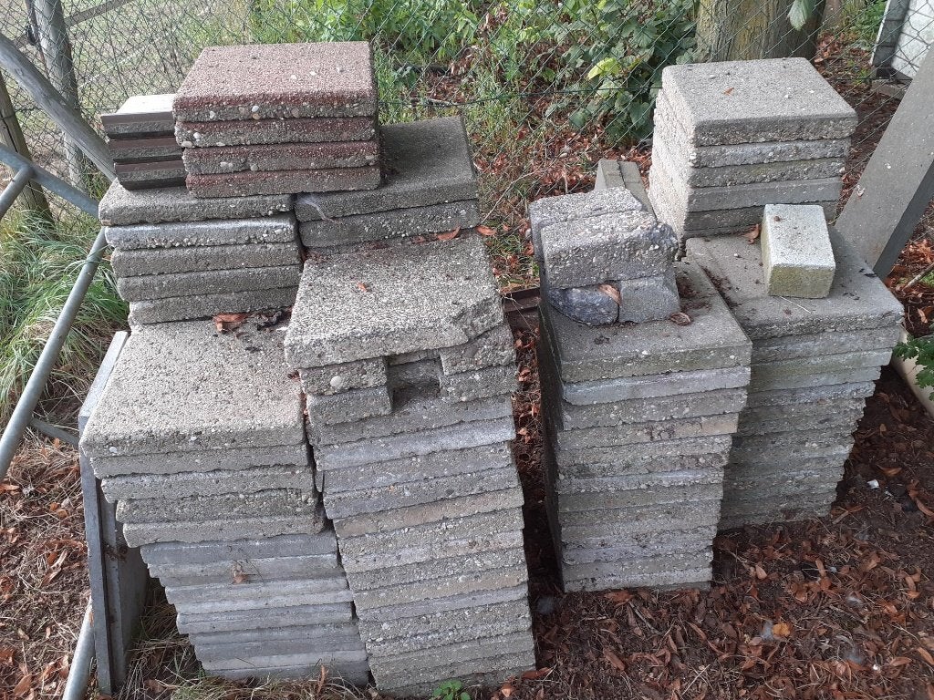 Tegels 30x30, Tuin en Terras, Ophalen, 5 tot 10 m², Zo goed als nieuw, Beton