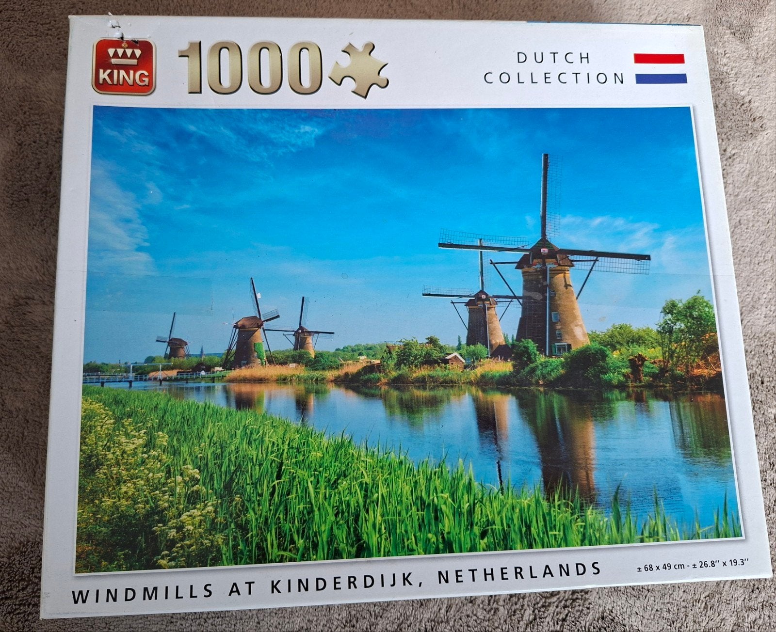 King puzzel Molen..., Ophalen of Verzenden, 500 t/m 1500 stukjes