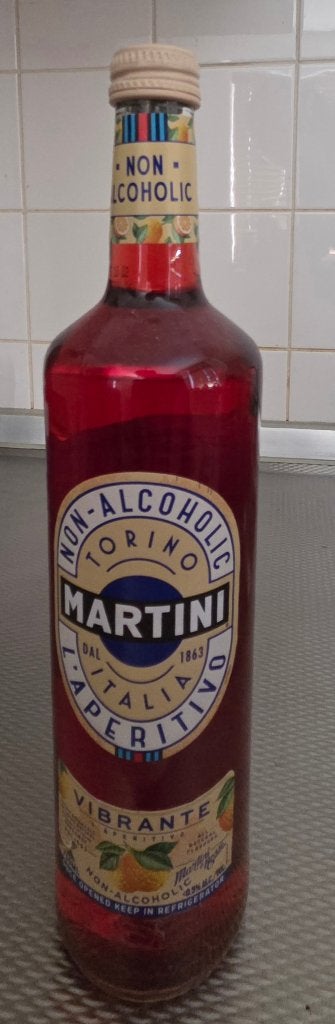3 flessen martini vibrante non alcoholic, Verzamelen, Ophalen, Nieuw, Italië, Overige typen