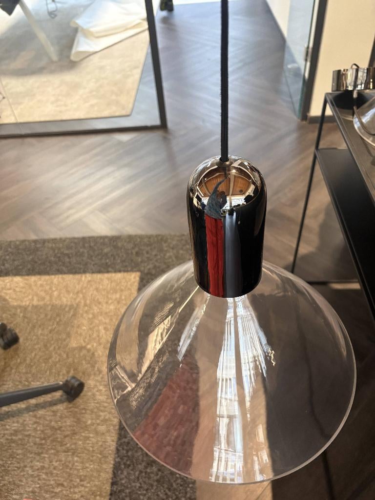 Hangenlamp, Ophalen, Gebruikt, Modern contempary, Glas