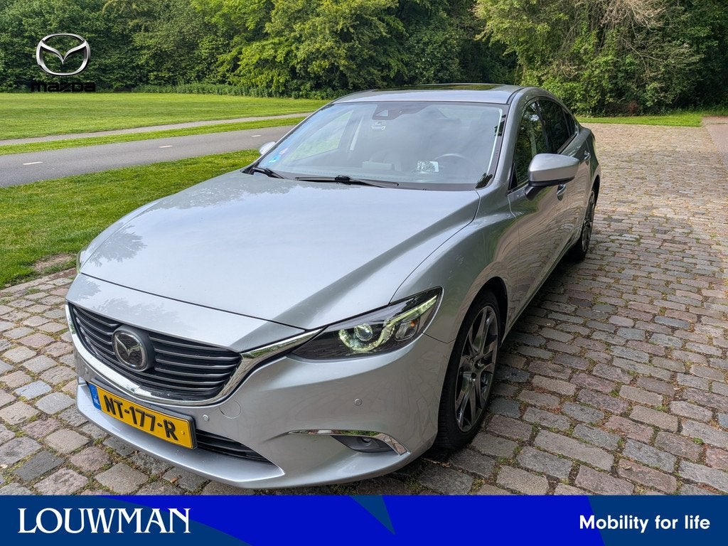 Mazda 6 2.5 SkyActiv-G 192 GT-M | Leder int. | Elec stoelen, 12 maanden, Gebruikt, Bedrijf, Sedan