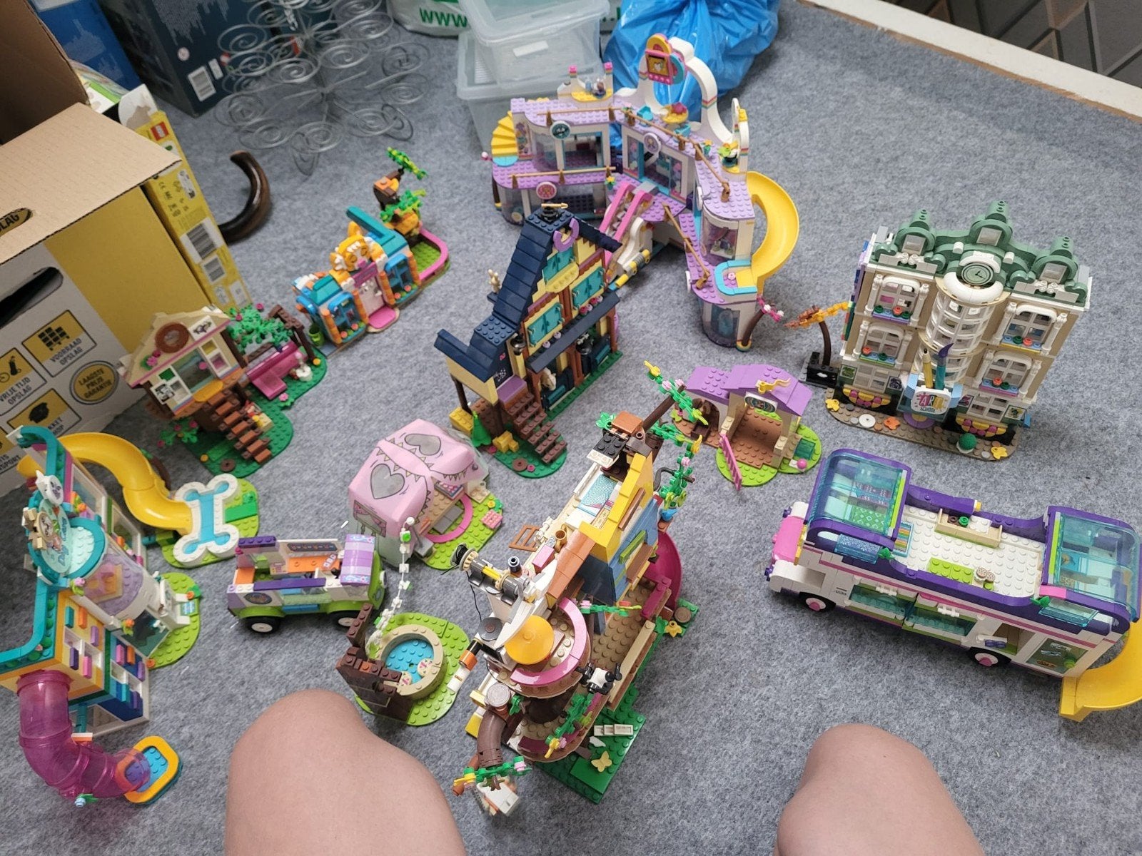 Grote verzameling Lego Friends sets en figuren, Gebruikt, Lego, Friends, Ophalen of Verzenden