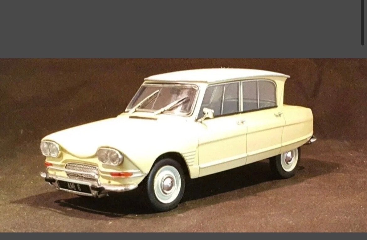 Citroën Ami 6 - Whitebox 1:24 Modelauto, Ophalen of Verzenden, Nieuw