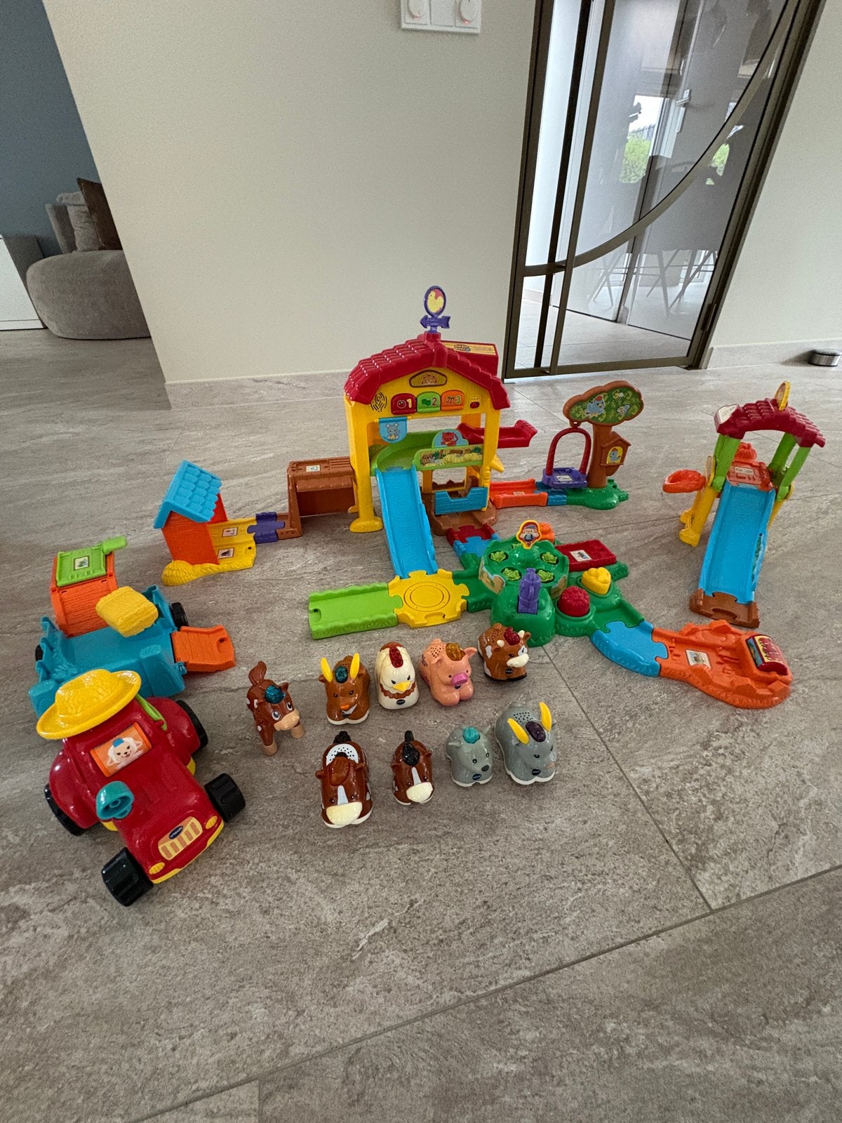 VTech Zoef Zoef Dieren Boerderij Speelset met Extra's, Ophalen, Zo goed als nieuw, Overige typen, Met licht
