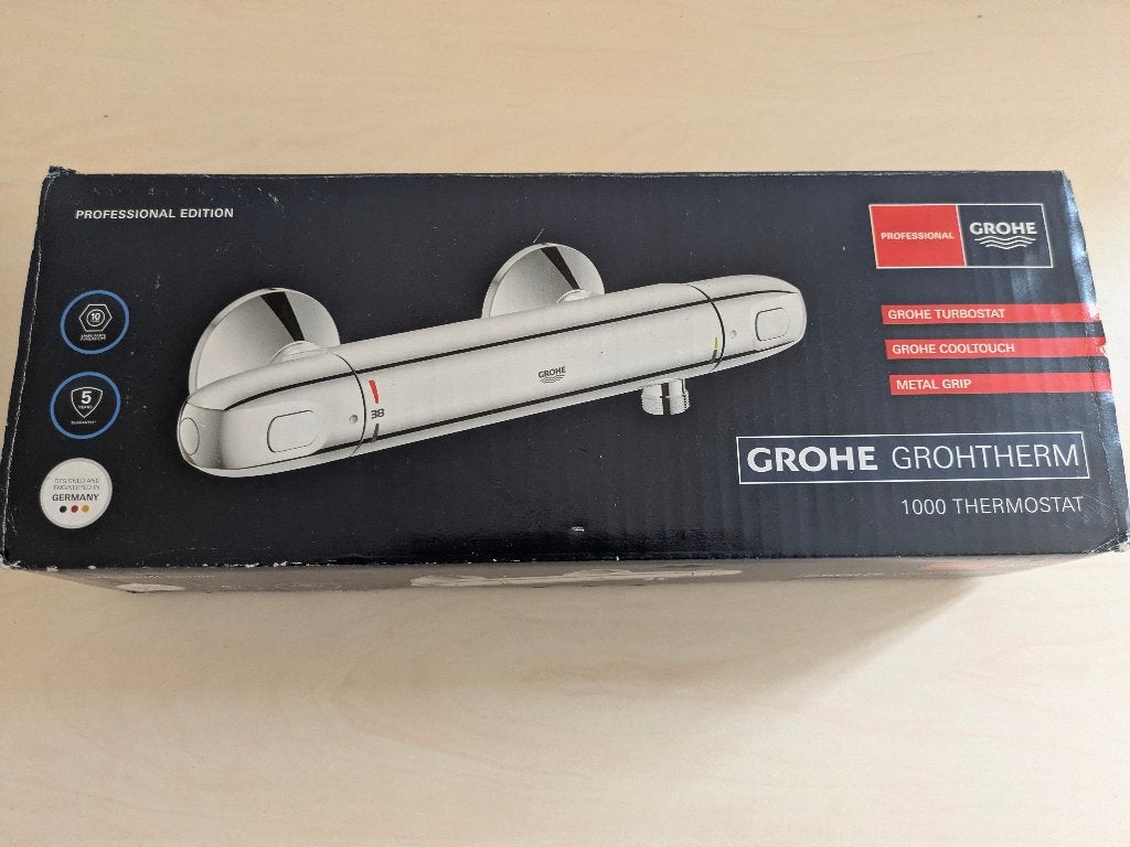 Grohe Grohtherm 1000 professional Thermostaatkraan - Nieuw, Doe-het-zelf en Verbouw, Sanitair, Ophalen of Verzenden, Nieuw, Chroom