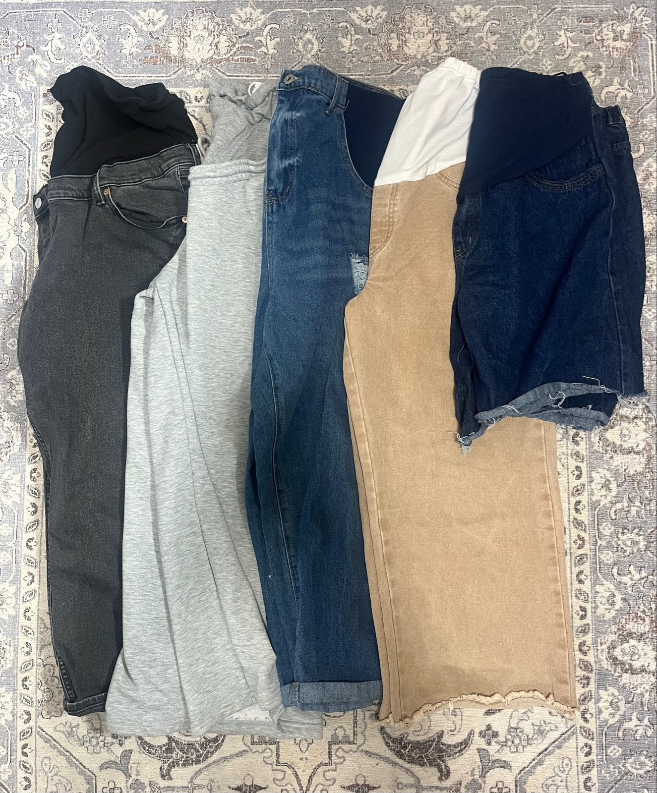 Zwangerschapskleding pakket L-XL, perfecte staat, Ophalen of Verzenden, Zo goed als nieuw, Maat 42/44 (L), Broek of Spijkerbroek