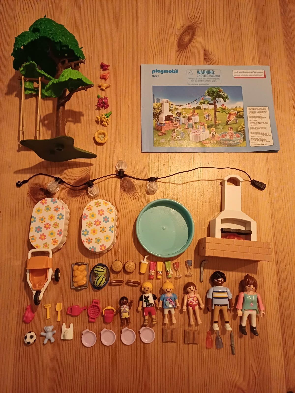 Playmobil 9272 Familie Barbecue Feest, Complete set, Overige typen, Ophalen of Verzenden, Zo goed als nieuw