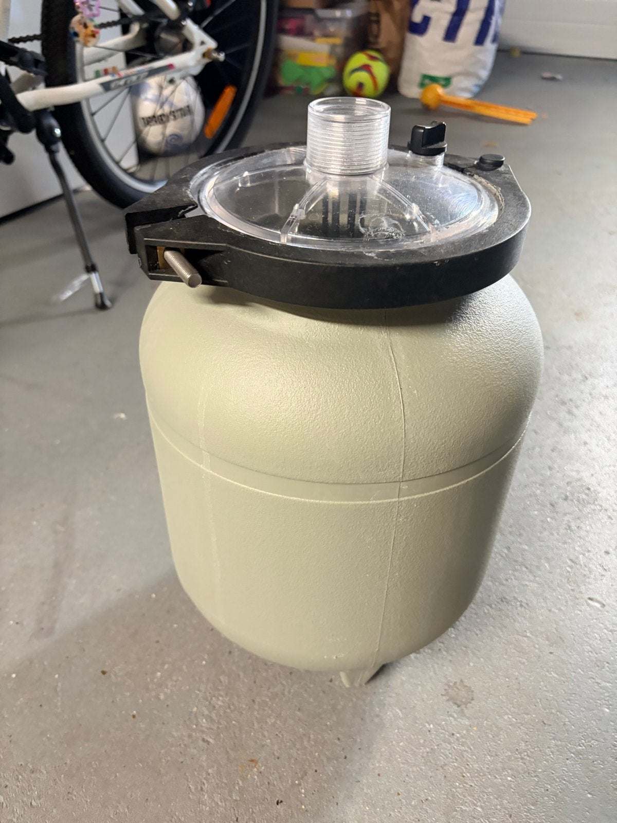 Zwembadpomp/filter AquaForte EZClean 200 Aqualoon Filter, Ophalen, Zo goed als nieuw, Zwembadpomp