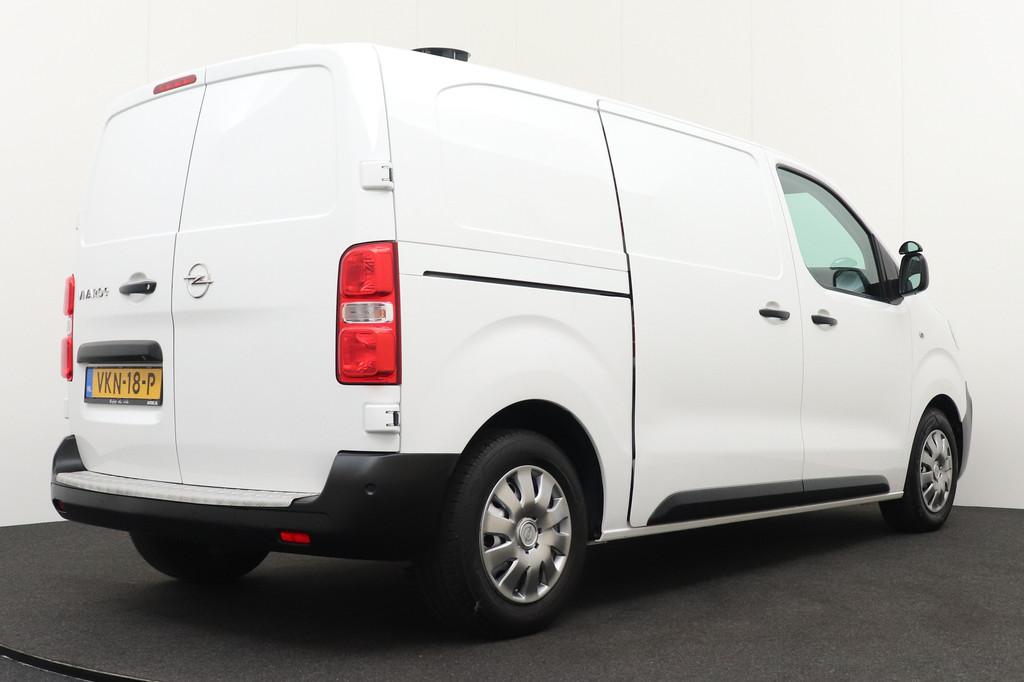 Opel Vivaro-e L2 Edition 75 kWh 3-Pers Camera Carplay Dodeho, Auto's, Bestelauto's, 136 pk, Gebruikt, Zwart, Leder en Stof