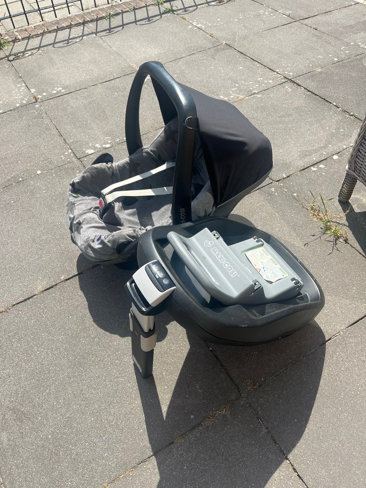 Maxi Cosi Pebble Plus met Isofix base, Kinderen en Baby's, Autostoeltjes, Ophalen, Gebruikt, Zijbescherming, Isofix