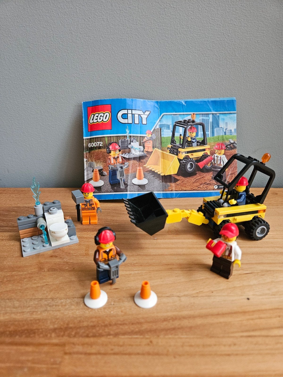 Lego City 60072 Sloopwerkzaamheden met graafmachine, Compleet, City, Lego, Ophalen of Verzenden