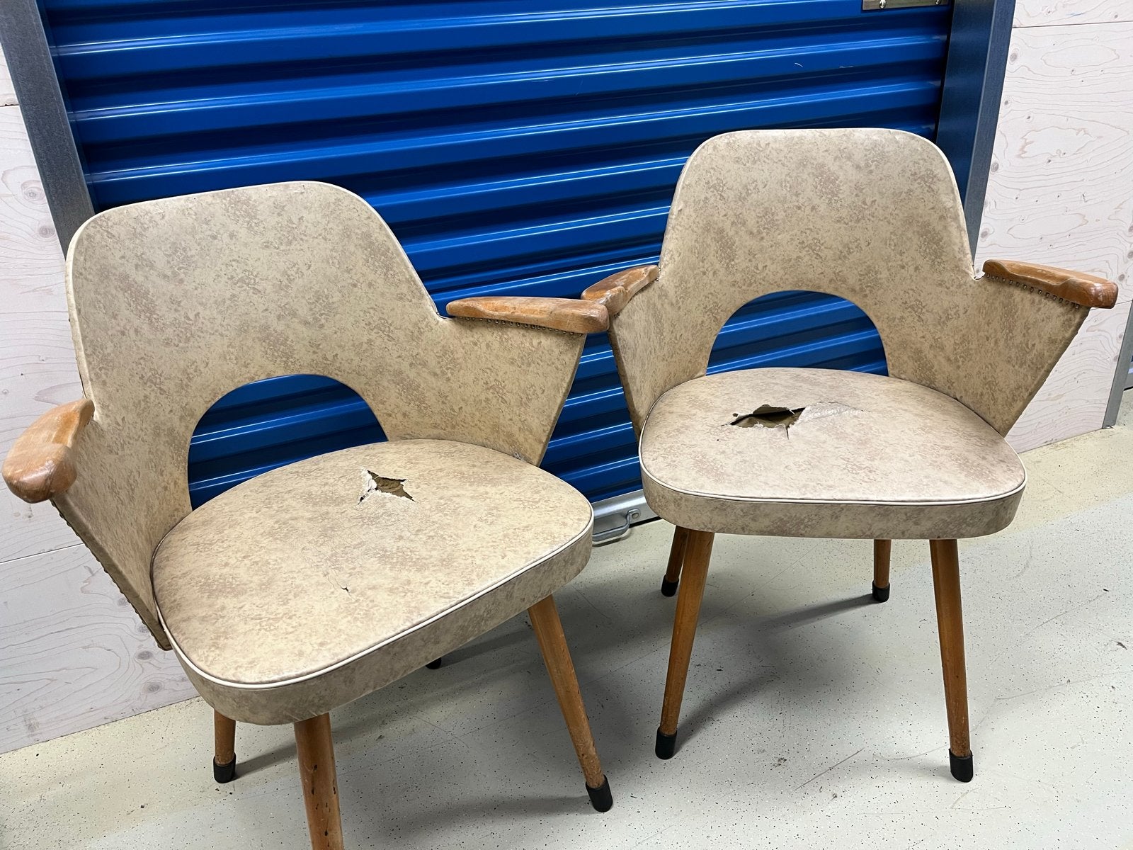 Vintage Thonet stoelen (2 stuks) - Made in Czechoslovakia, Ophalen