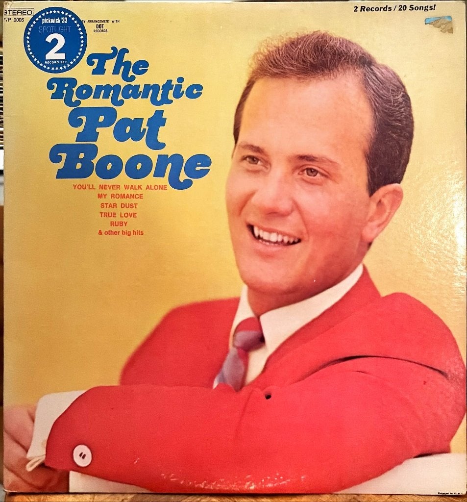 Pat Boone - The Romantic Pat Boone - Pickwick, LP, Gebruikt, Pop, Inclusief binnenhoes