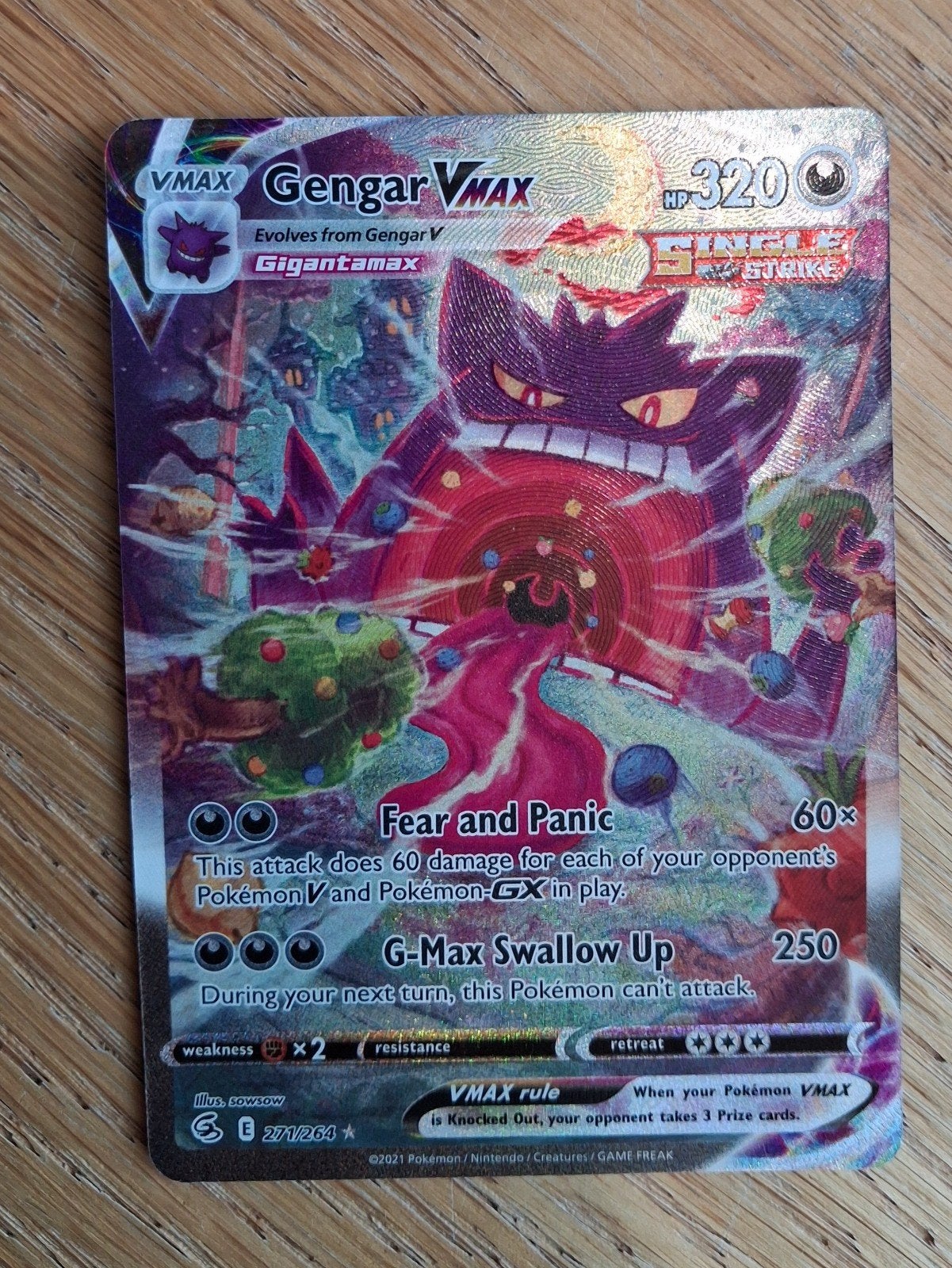 Gengar Vmax single hit alternative art, Hobby en Vrije tijd, Verzamelkaartspellen | Pokémon, Ophalen of Verzenden
