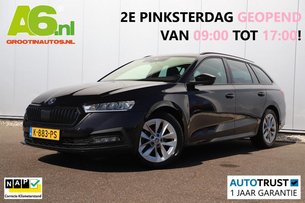 Skoda Octavia Combi 1.0 e-TSI Sport Business 110PK Automaat, Auto's, Stof, Gebruikt, Met garantie (alle), Zwart