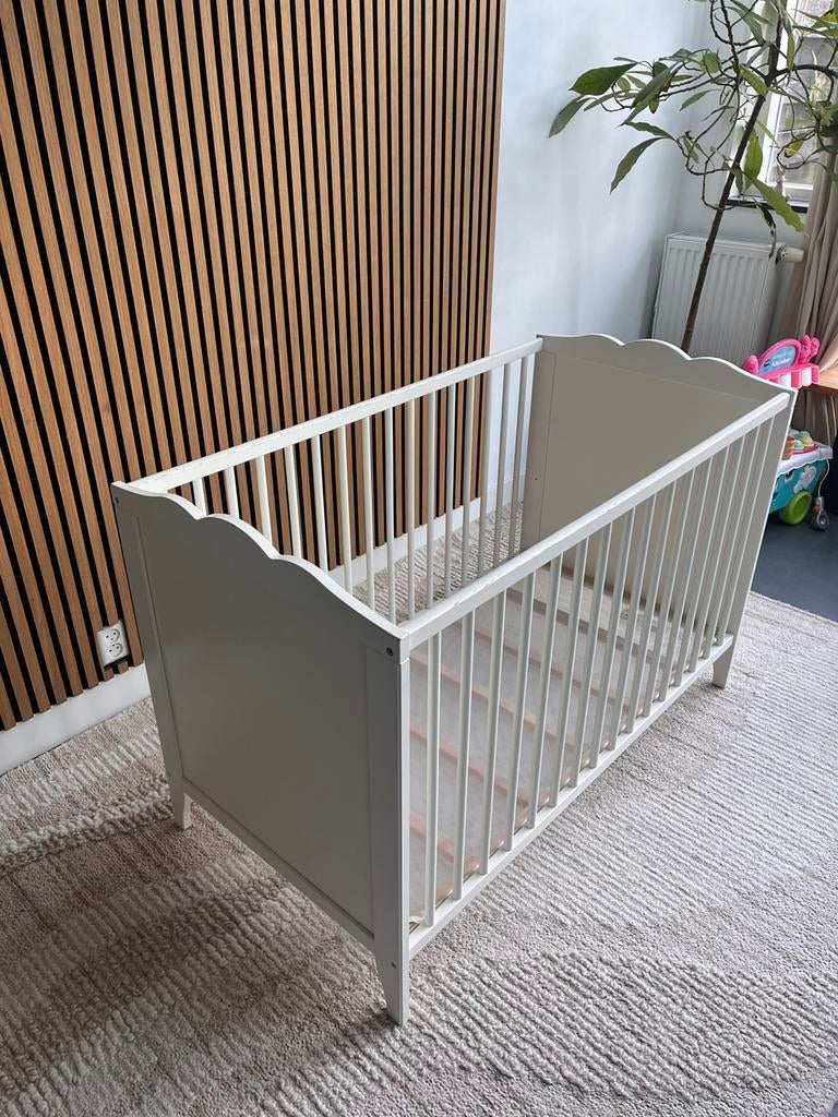 IKEA Hensvik ledikant wit 123x66x85 (LxBxH), Ophalen, Gebruikt, Ledikant