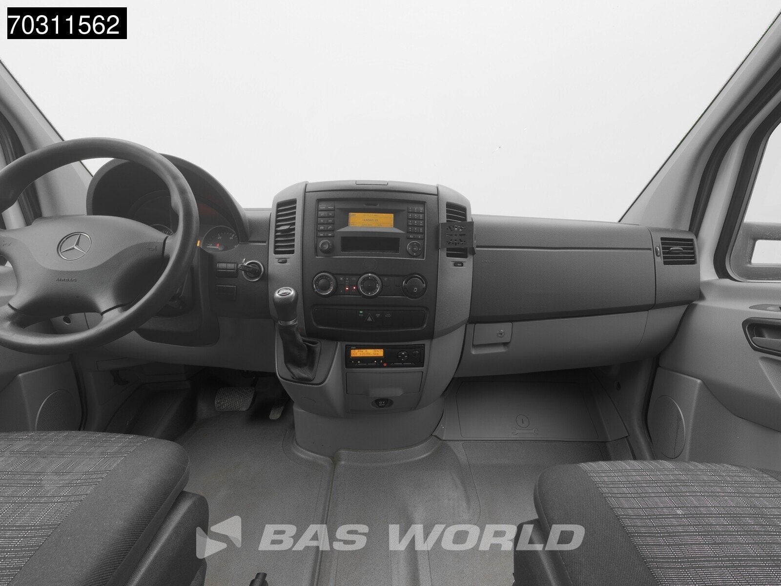 Mercedes Sprinter 513 CDI Automaat Euro6 Kraanwagen HIAB 017, Auto's, Bestelauto's, Automaat, Stof, Gebruikt, Euro 6