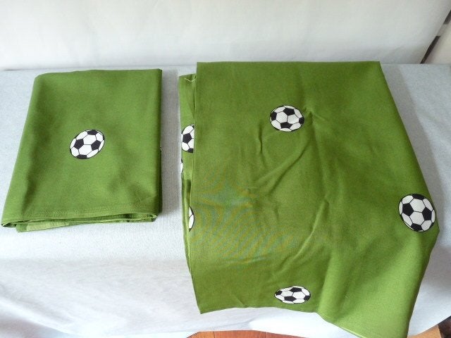 Stoer groen dekbed met opdruk voetbal Nieuw , Overige merken, Jongetje of Meisje, Dekbedovertrek, Nieuw