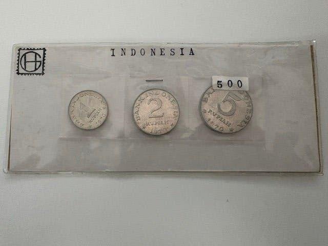Munten uit Indonesië (rupiah), Postzegels en Munten, Ophalen of Verzenden, Zuidoost-Azië, Setje