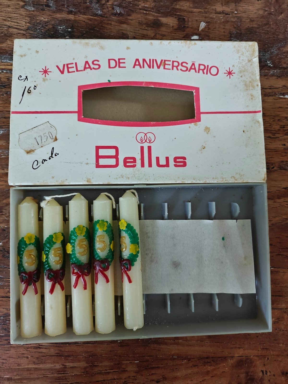 Ruim 50 jaar oude verjaardags kaarsjes, Antiek en Kunst, Ophalen of Verzenden